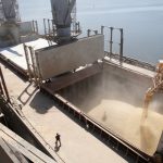 File photo of barley being loaded for export at the Black Sea port of Mykolaiv, Ukraine on July 9, 2013. (Photo: Reuters/Vincent Mundy)