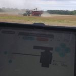 The autonomous grain cart does not require online connectivity to work in the field with a combine. Instead, direct communication between the combine operator and tractor will be possible through a tablet.