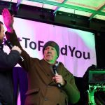 British television presenter and farm owner Jeremy Clarkson gestures, as he reacts to a media question during a demonstration protesting against the Labour government’s new agricultural policy, which includes a budget measure expected to increase inheritance tax liabilities for some farmers, in London, Britain, November 19, 2024. REUTERS/Toby Melville
