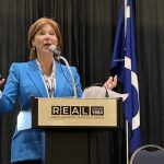 Former British Columbia premier Christy Clark says industries such as agriculture are important to economic growth for Indigenous communities, but there needs to be partnership to grow. Photo: Janelle Rudolph
