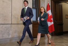 Chrystia Freeland resigns as finance minister