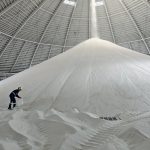 Canada exports about seven million tonnes of potash to the United States, supplying about 80 per cent of the demand for potassium fertilizer in that country.