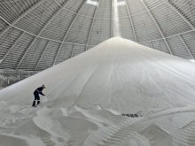 Canada exports about seven million tonnes of potash to the United States, supplying about 80 per cent of the demand for potassium fertilizer in that country.
