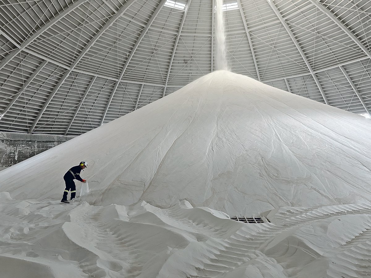 Canada exports about seven million tonnes of potash to the United States, supplying about 80 per cent of the demand for potassium fertilizer in that country.