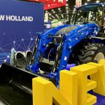 New Holland’s latest PowerStar tractor at the National Farm Machinery Show in Louisville, Kentucky, Feb. 13, 2025.  Photo: Greg Berg