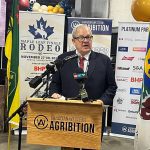 Federal Agriculture Minister Lawrence MacAulay, seen here at Agribition, is retiring from politics. PHOTO: FILE