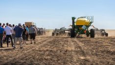 Shovels and openers will cut skin as readily as soil if the farmer moves the wrong way while switching them out.