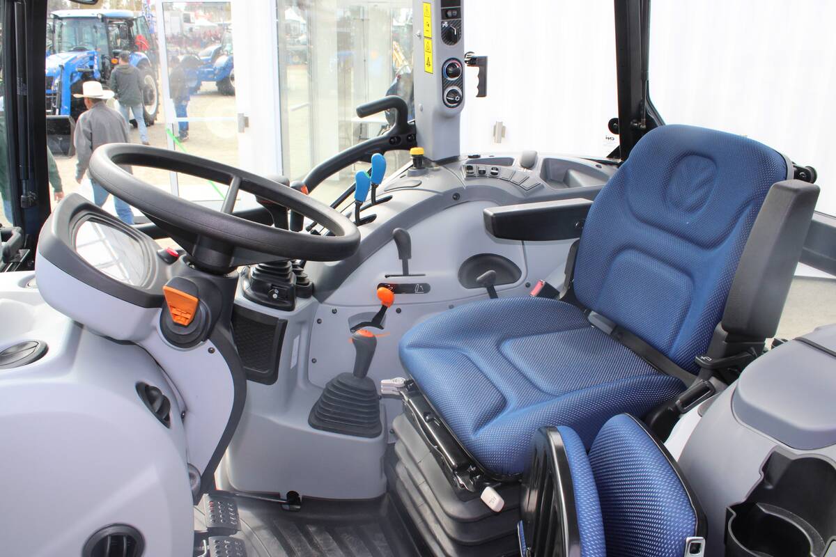 A new multi-function loader joystick offers shuttle and pre-set engine speed controls. Photo: Scott Garvey