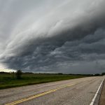 A thunderstorm rolls across southern Manitoba June 22, 2024. 