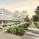 A rendering of the planned Prairie Innovation Centre for Sustainable Agriculture.