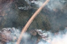 Smoke in the air impacts Manitoba spray season