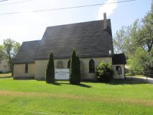 The Old English Church in Hartney, Man.