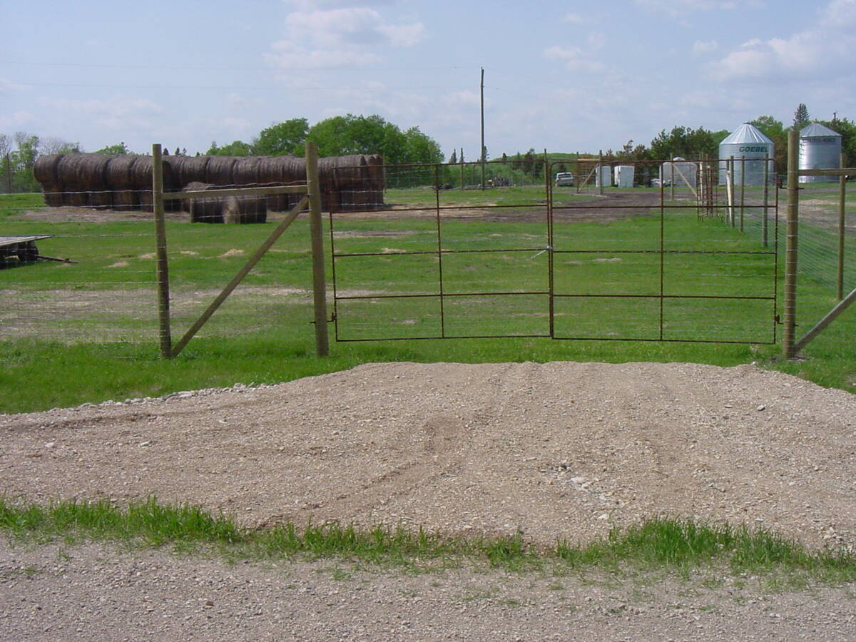 An example of a barrier fence. Photo: Ryan Brook/University of Saskatchewan