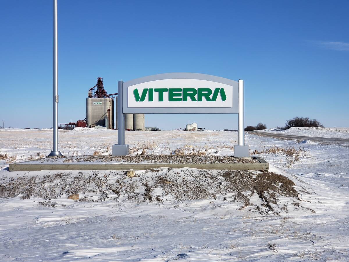 Viterra new logo for our file photos. Photo Credit on first time use to Rylan Strueby of Strasbourg, SK.