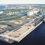 An aerial shot of the Port of Churchill. Photo: File