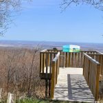 View from roadside stop at top of escarpment, Riding Mountain National Park, 2025. Photo: Donna Gamache