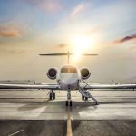 A fuelled plane prepares to take off from a runway.
Photo: guvendemir/istock/getty imagesd