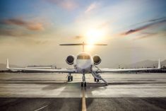 A fuelled plane prepares to take off from a runway.
Photo: guvendemir/istock/getty imagesd