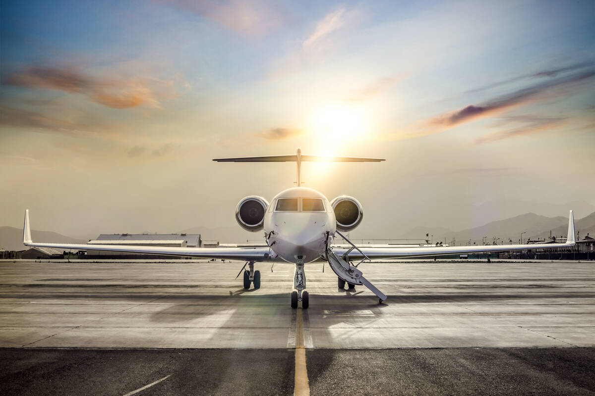 A fuelled plane prepares to take off from a runway.
Photo: guvendemir/istock/getty imagesd