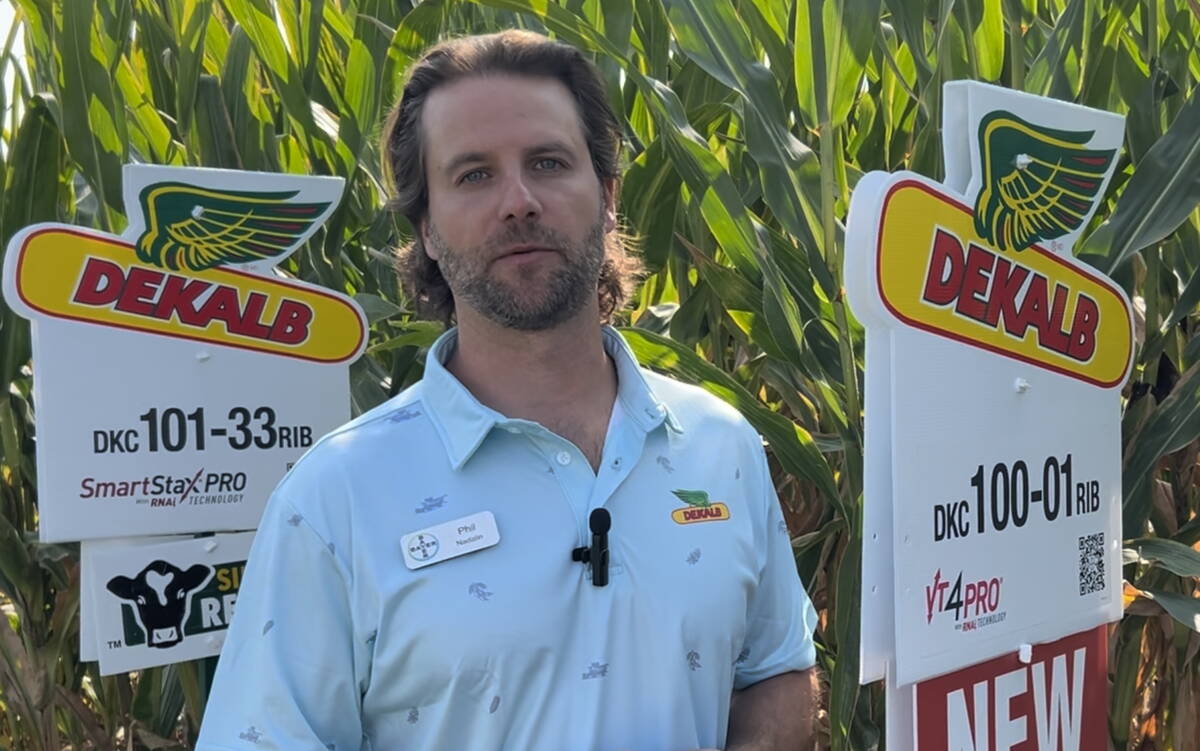 Phil Nadalin says a one-two punch can keep corn pests off balance. Photo: Gord Gilmour