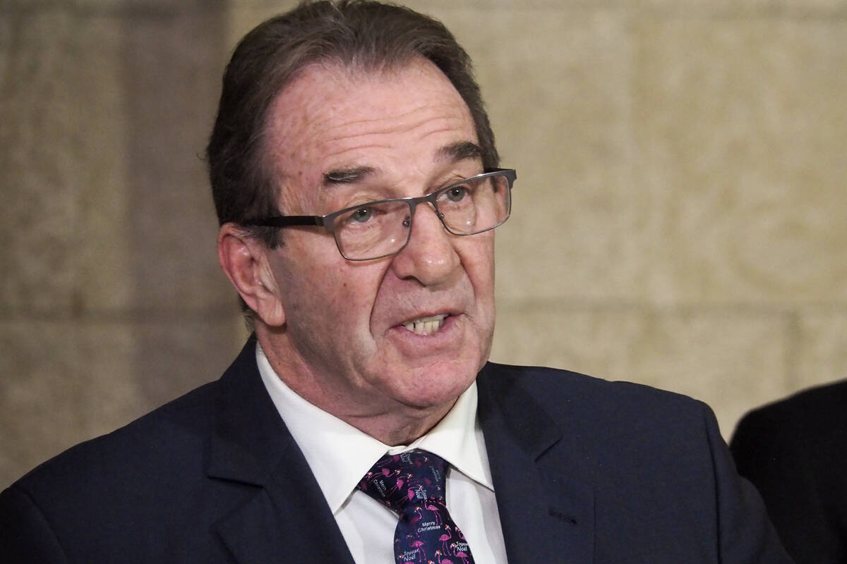 Manitoba Agriculture Minister Ron Kostyshyn says partnerships between his department and Indigenous communities are still in the early steps of what they could potentially become. Photo: Don Norman