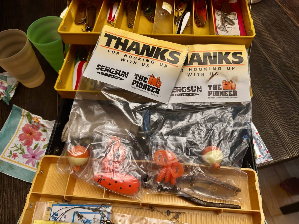 Vintage fishing lures from The Pioneer.