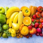 Rainbow colored fruits and vegetables banner. Photo: fcafotodigital/iStock/Getty Images