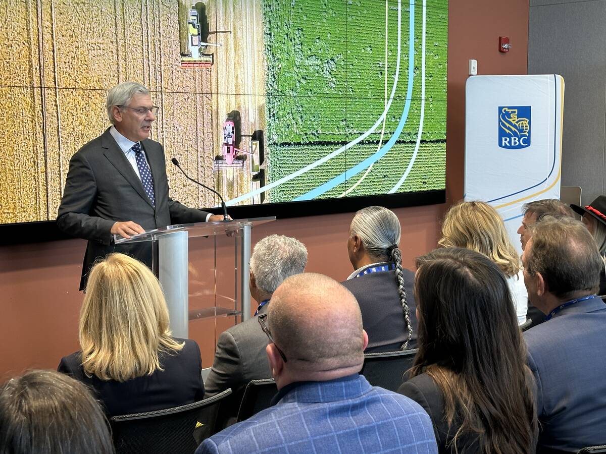 RBC president and CEO Dave McKay said the bank’s new Prairie-wide program aims to help farmers adopt regenerative practices and build a sustainable future.