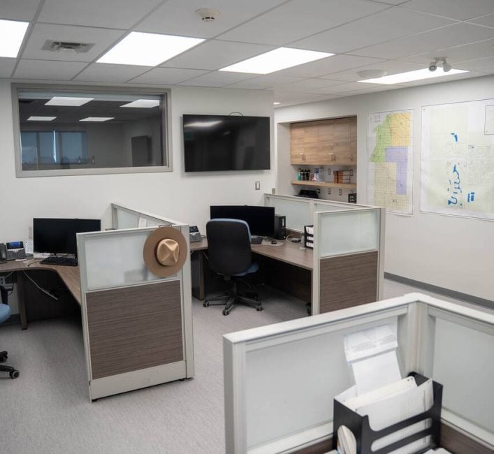 The interior of the new Niverville RCMP detachment. Photo: RCMP