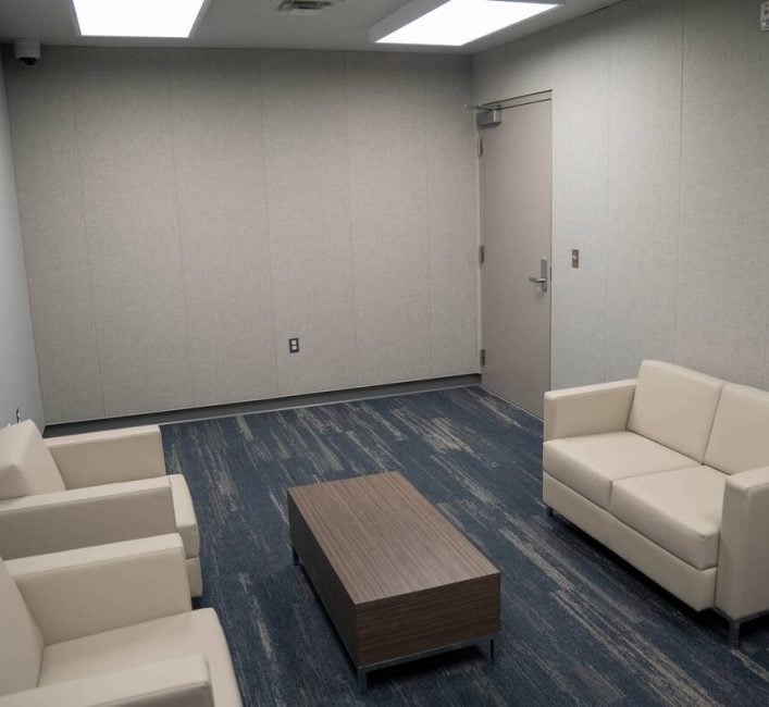 The interior of the new Niverville RCMP detachment. Photo: RCMP