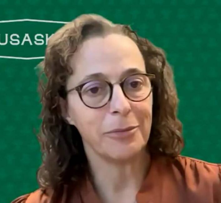 Angela Bedard, dean of the College of Agriculture and Bioresources at the University of Saskatchewan. Photo: Screen capture/CAPI