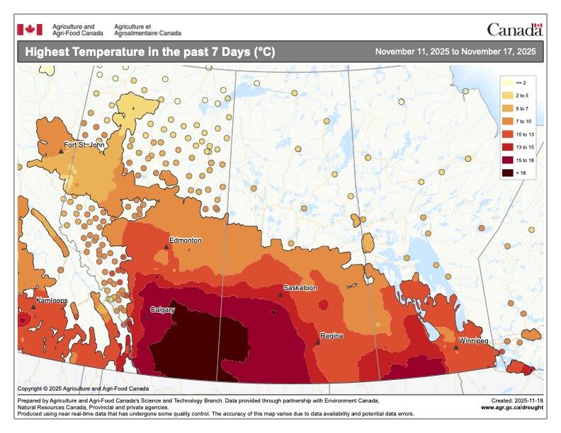 Weather map as Jpeg Nov. 19 2025.