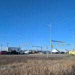 Traffic moves through the intersection of Provincial Trunk Highway 3 and Winnipeg's South Perimeter Highway at Oak Bluff, Man., Nov. 21, 2025. Photo: Geralyn Wichers