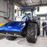 New Holland tractor can run on methane.