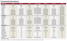 Cattle prices at Manitoba auction sites during the week ended Nov. 24, 2025.