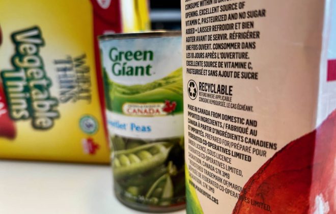 Food items show maple leaves and other Canadian sourcing claims on their packaging, but not all those labels convey the same level of Canadian involvement in that product’s value chain.