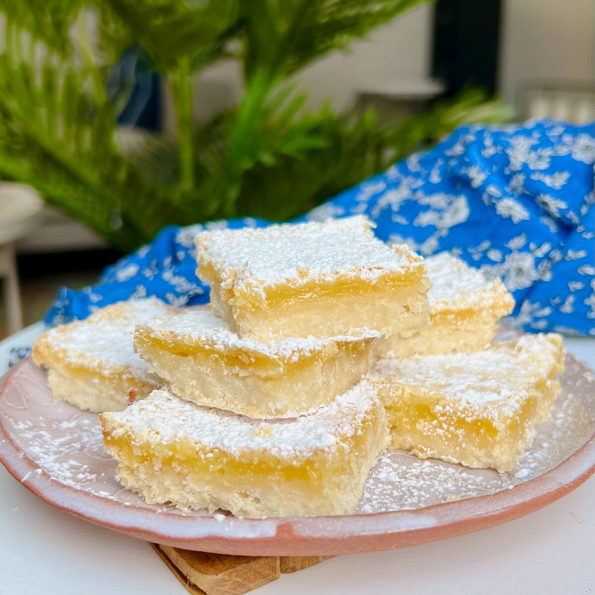 Not too sweet and not too tart, these lemon squares offer a bright, light bite. Photo: Getty Stewart