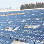 The Brooks Solar Power Plant completed in 2018 with an expansion completed in 2022. The total capacity of the facility is 44 MW and is estimated to be operational for 30 years.
Photo Alex McCuaig