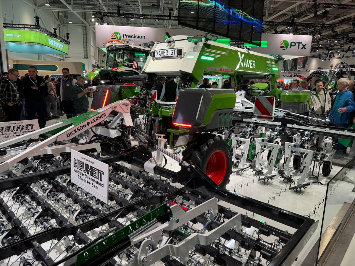 Fendt showcased its Xavier autonomous concept vehicle at Agritechnica 2025. 
Photo: John Greig