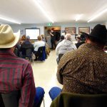Manitoba Beef Producers members pile into the room in fall 2019 for one of the organization's district meetings. Photo: Alexis Stockford