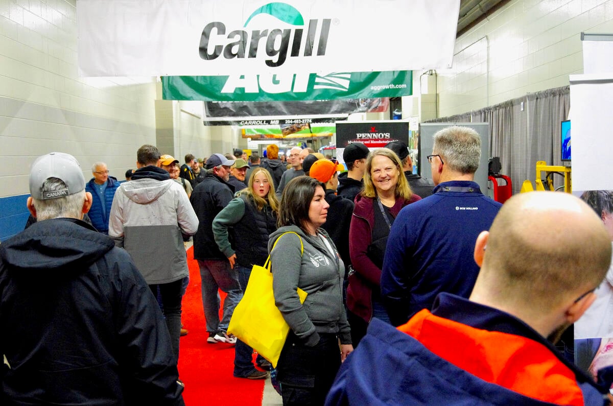 Thousands crowd into the hallways of Brandon&rsquo;s Keystone Centre for Manitoba Ag Days 2025. The 50/50 held during the show funds Ag Days Gives Back. Photo: Alexis Stockford