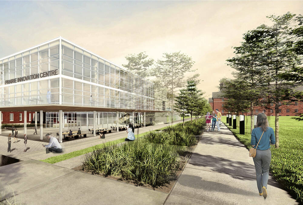 A rendering of the planned Prairie Innovation Centre for Sustainable Agriculture. Photo: Assiniboine College