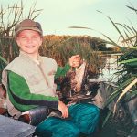 A young Mark Sopuck during his first duck hunt. Photo: Tim Sopuck