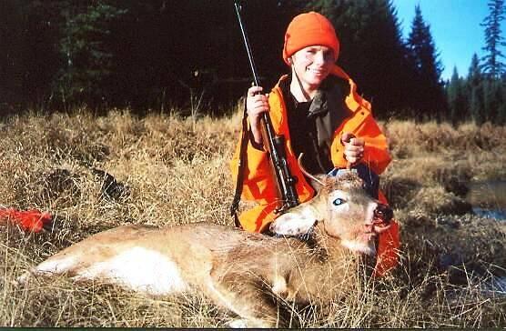 A young Mark Sopuck with a white-tailed deer. Photo: Tim Sopuck