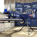 The R-Tech Fence Mower at the Innovation Showcase barn at Manitoba Ag Days 2026.  Photo: Greg Berg