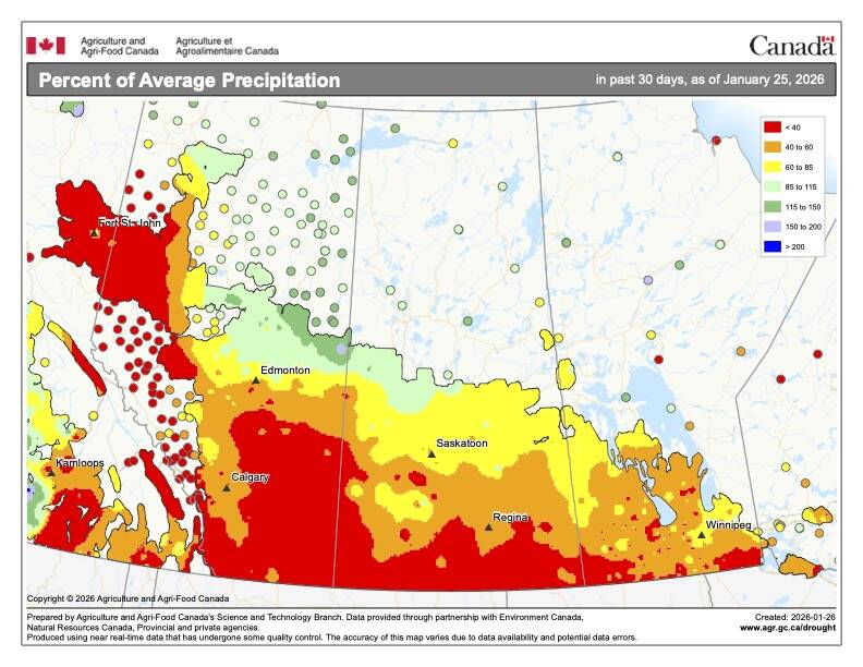 Weekly weather map at JPG.