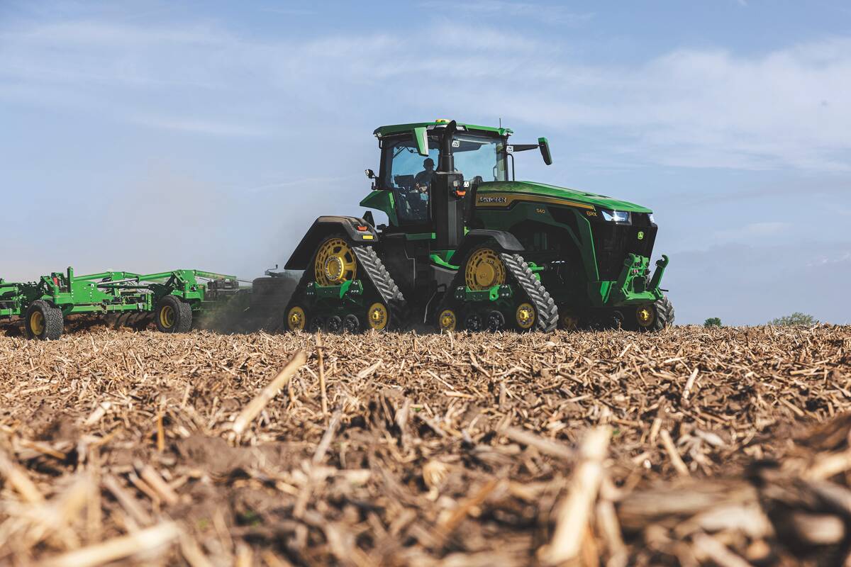 John Deere adds to the top end of the 8 Series tractor line, boosting maximum rated engine horsepower to 540.