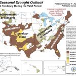 There could be further expansion of drought in U.S. hard red winter wheat growing areas this spring, says a USDA meteorologist. Image: NOAA