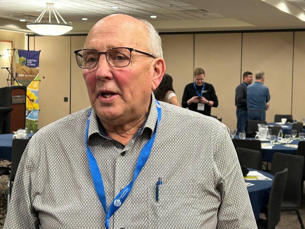 Jim Wilson is the chairman of Canterra Seeds and a farmer from Darlingford, Man. Photo: Robert Arnason photoLevies on grain: Australia vs. CanadaIn Australia, farmers pay levies of 1.02 per cent on the production value of their grains, oilseeds and pulse crops. The money goes to the Grains Research and Development Corporation and other organizations.In Western Canada, levies are paid per tonne of production and vary by crop. The money goes to a provincial commodity group.SaskWheat, for instance, charges a levy of  per tonne for wheat production.Assuming a farmer in both countries produced 2,000 tonnes of spring wheat and the price at the elevator was C0 per tonne:The levy on the Canadian farmer would be ,000. The levy on the Australian farmer would be ,000. &shy;&ndash; Source: SaskWheat, Australian Department of Agriculture, Fisheries and Forestry