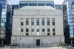The Bank of Canada has held its key policy rate at 2.25 per cent since October, as inflation stabilized around its two per cent target within a one to three per cent control range. The BoC will give some indication of inflationary pressures at its policy decision on Wednesday. Photo: Getty Images Plus
